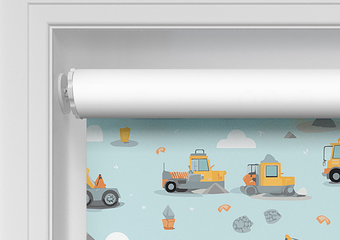 Tool Time, Light Blue - Twist&Fit Roller Blind - Image 9
